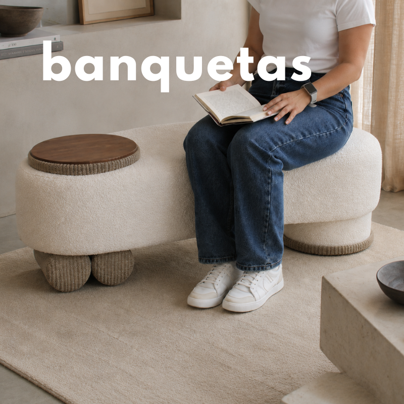 Banquetas e Poufs
